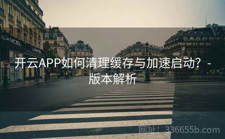 开云APP如何清理缓存与加速启动？-版本解析