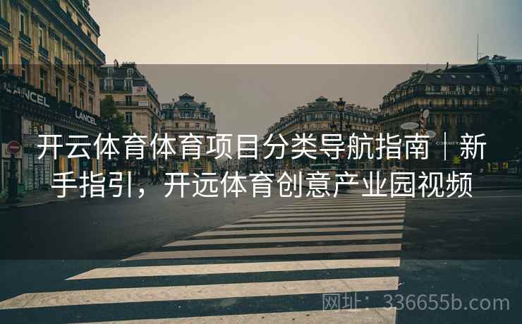 开云体育体育项目分类导航指南｜新手指引，开远体育创意产业园视频