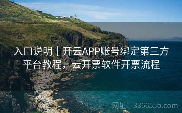 入口说明｜开云APP账号绑定第三方平台教程，云开票软件开票流程
