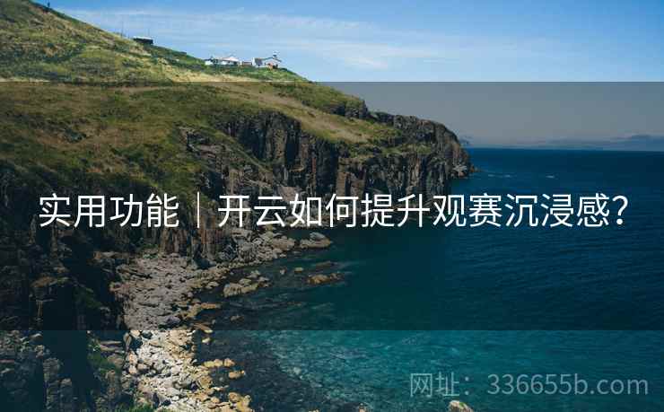 实用功能｜开云如何提升观赛沉浸感？
