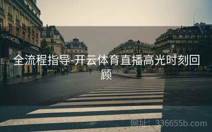 全流程指导-开云体育直播高光时刻回顾