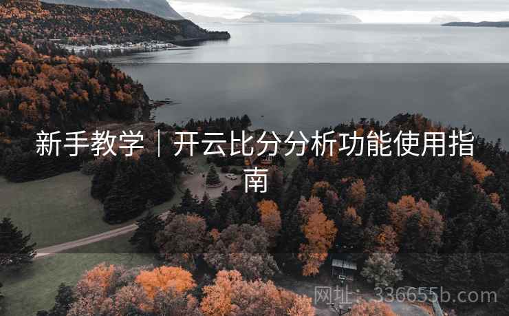 新手教学｜开云比分分析功能使用指南